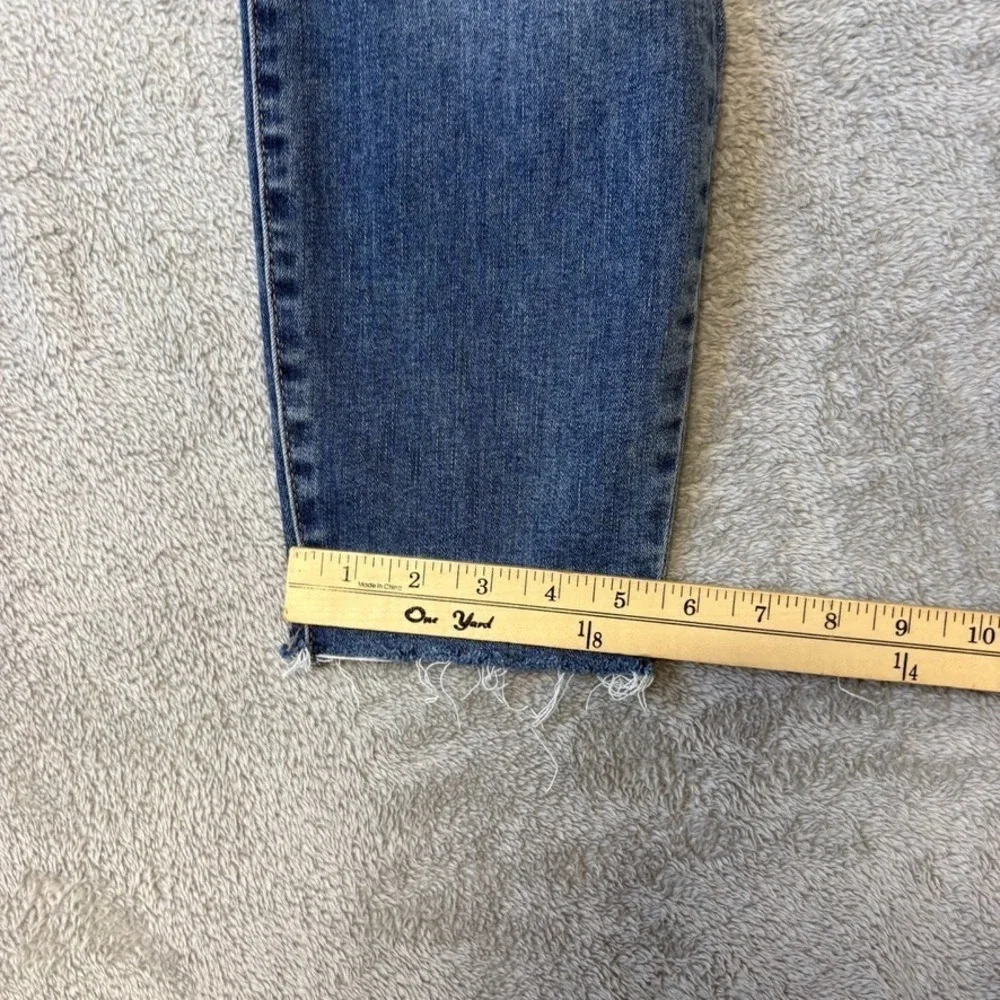 Lucky Brand Jeans Womens 10 Blue Ankle High Rise Skinny Bridgette Exposed Button - Picture 6 of 13